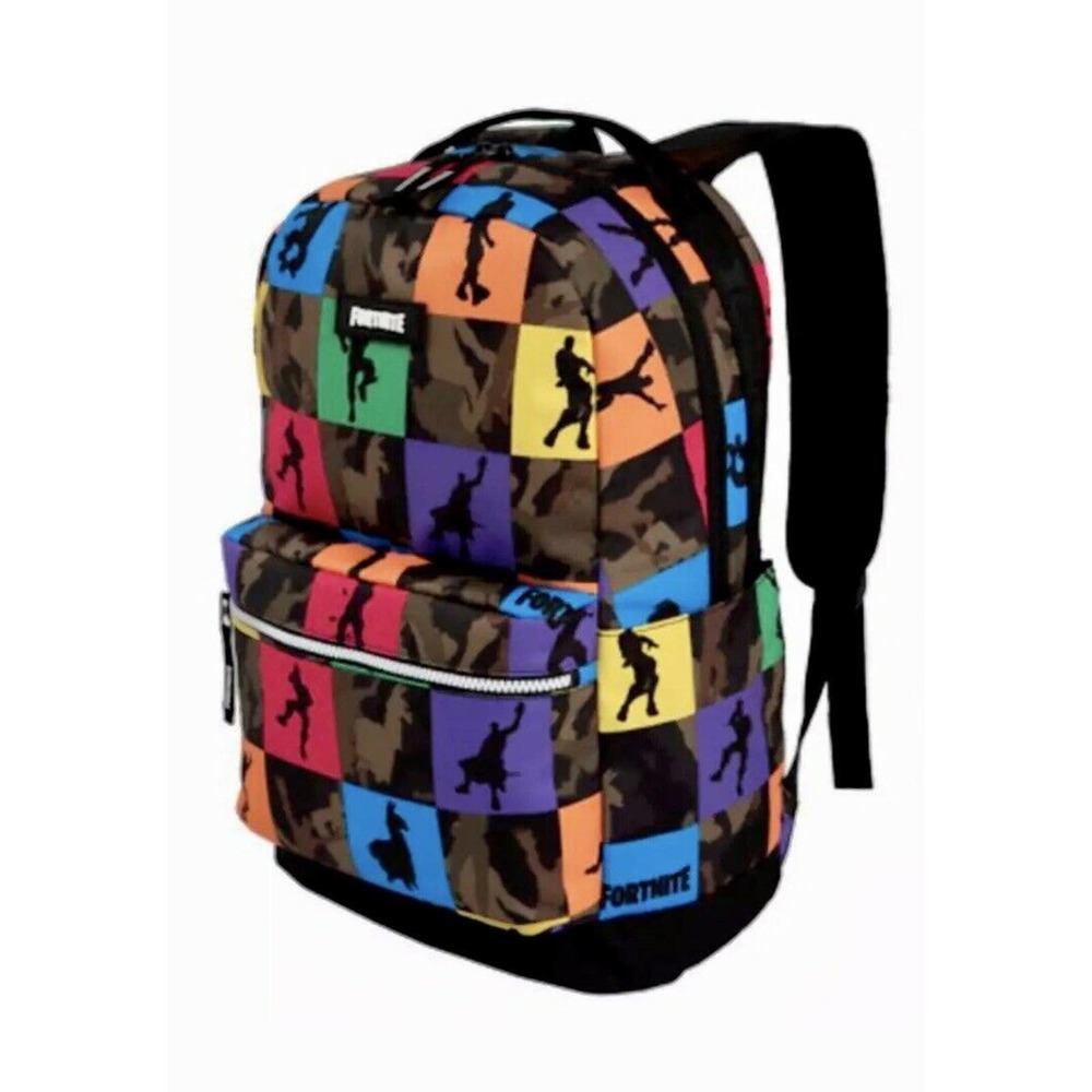 Kids Fortnite The Multiplier Camo Backpack Bag NWT
